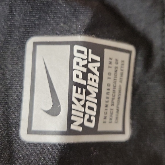 Nike Pro Combat Dri Fit Men's Short sleeve Shirt, Digital Camo Cutouts pattern - Picture 8 of 11